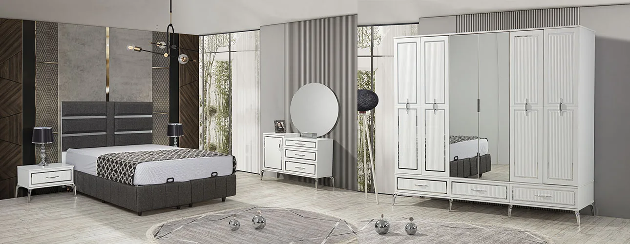 Vista Silver bedroom set