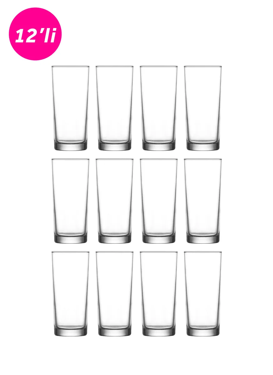 Suma glass water tumbler (12-piece)