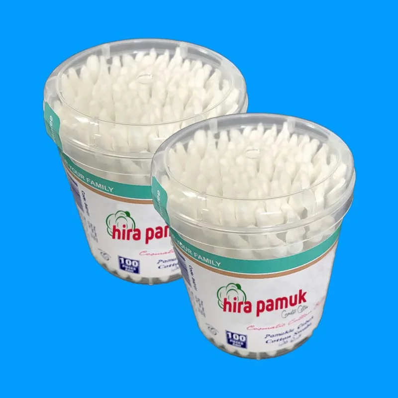 RCS02 100-piece cylinder box cotton swabs