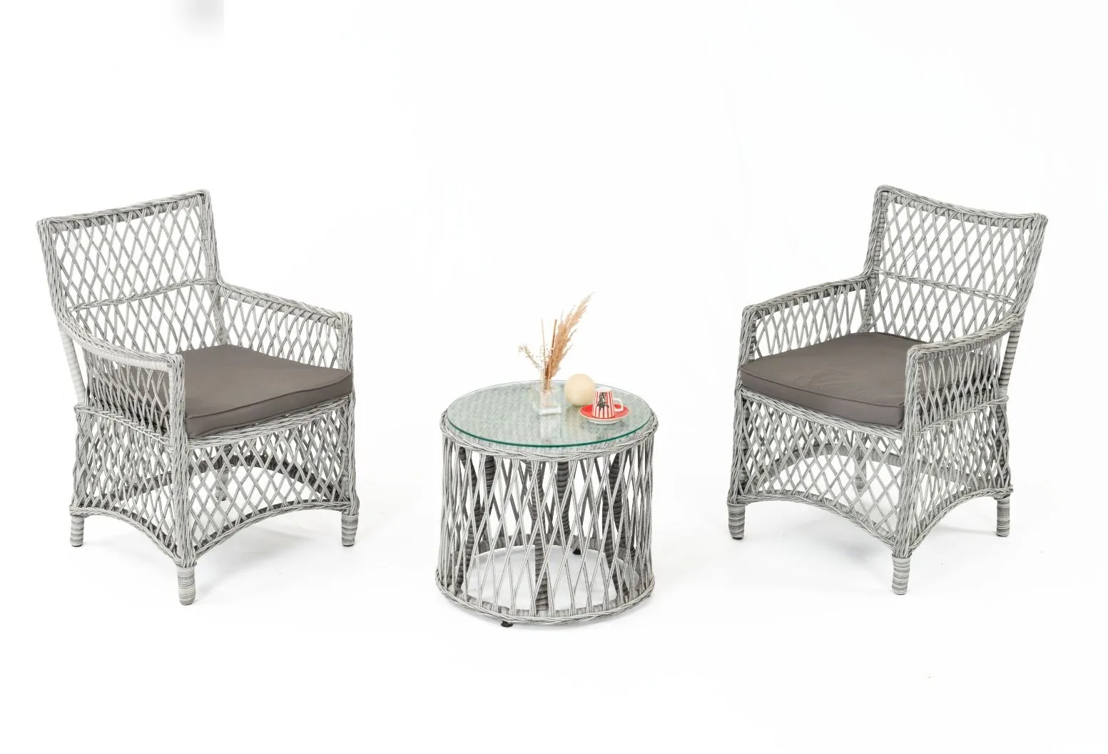 طقم بيسistro خارجي Telve Rattan