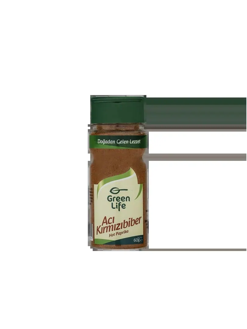 بهارات فلفل أحمر حار مطحون Green Life 60 غ عبوة PET