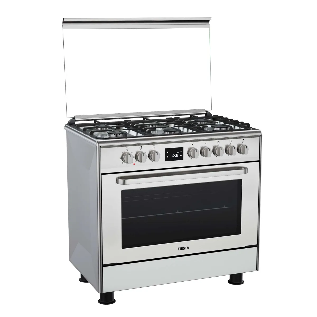 طباخ غاز قائم 90×60 بست شعلات طراز FEO 96G6 SD