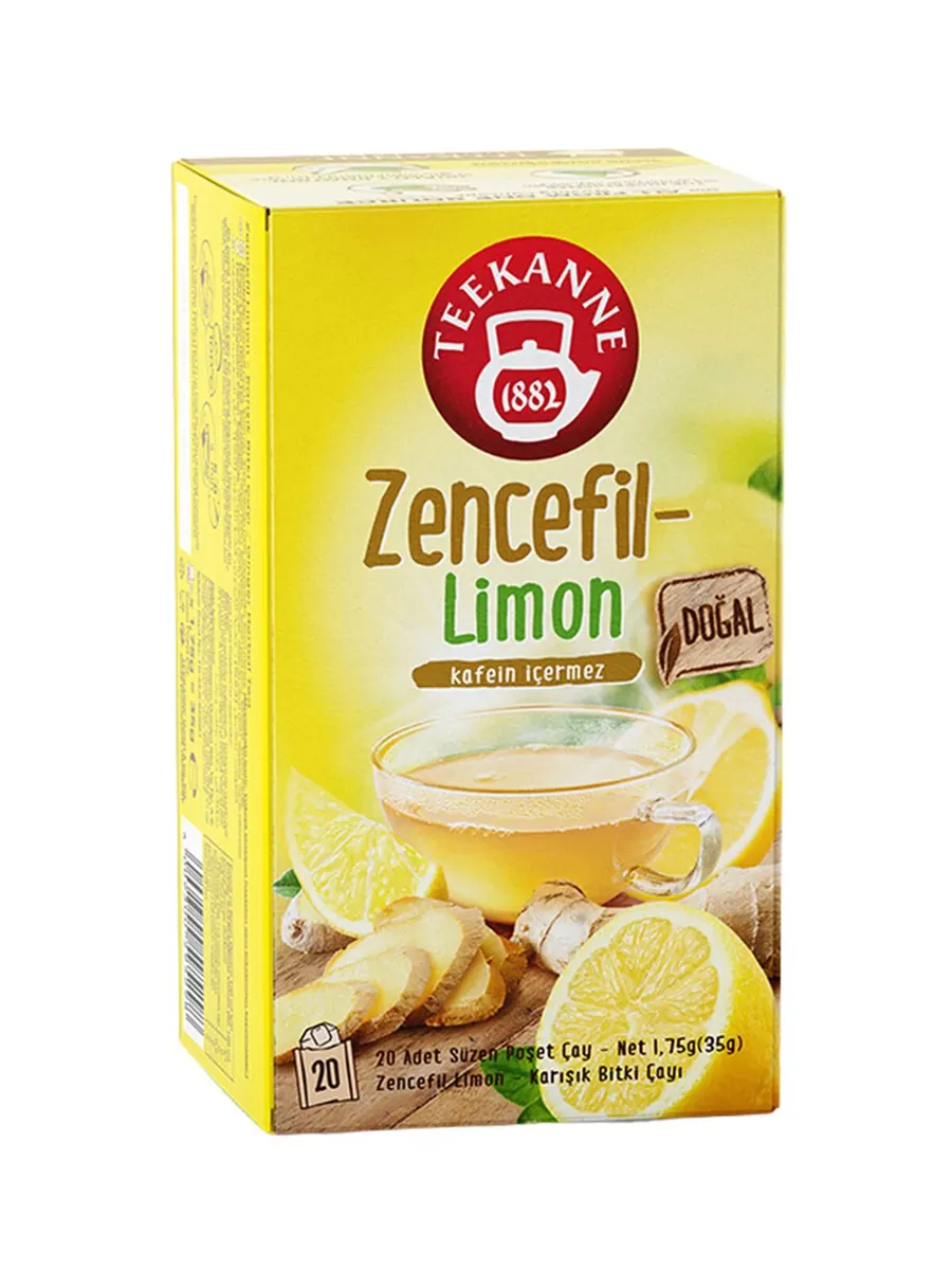 شاي فواكه مشكّل بالزنجبيل والليمون Teekanne