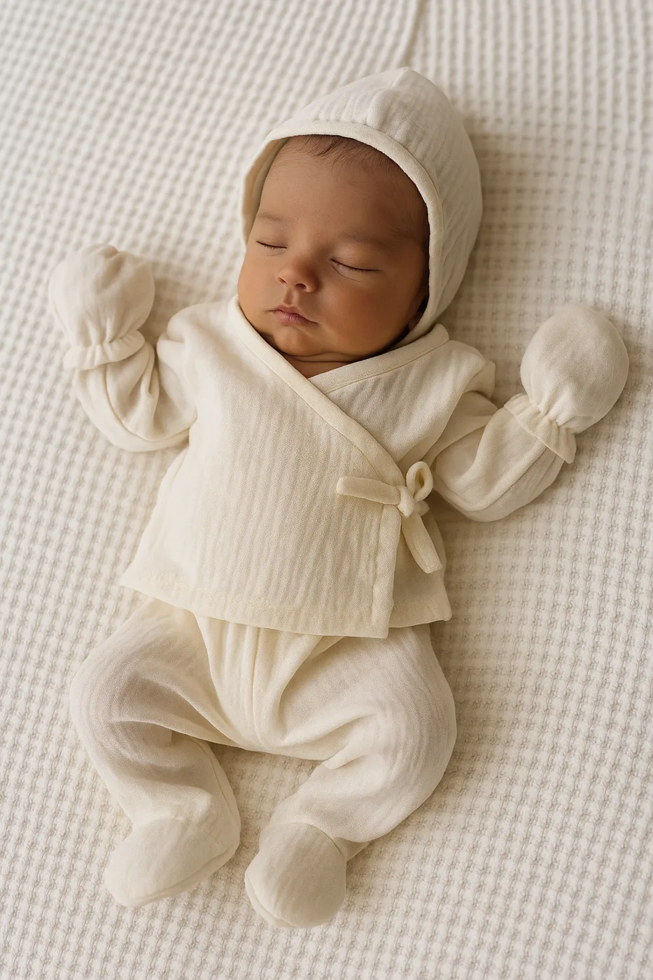 4-Piece Muslin Cotton Newborn Starter Set