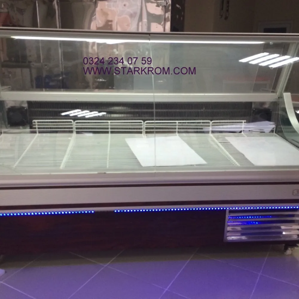 وحدة تبريد واجهة عرض منحنية TS-164