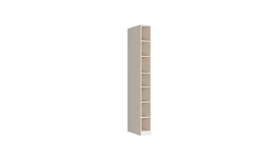 25 cm shelved wardrobe Kapadokya