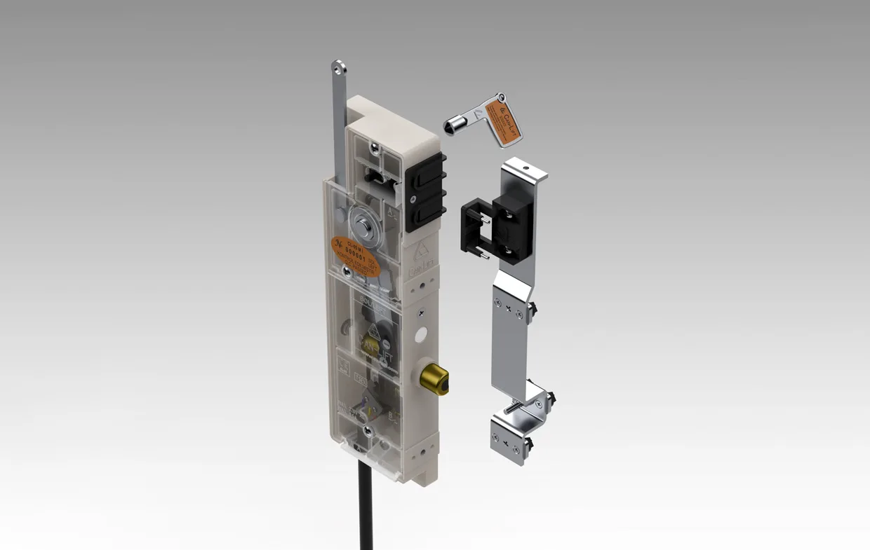 قفل باب طابق مصعد CL-05 MI-SWYK