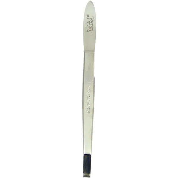 Shiny nickel tweezers