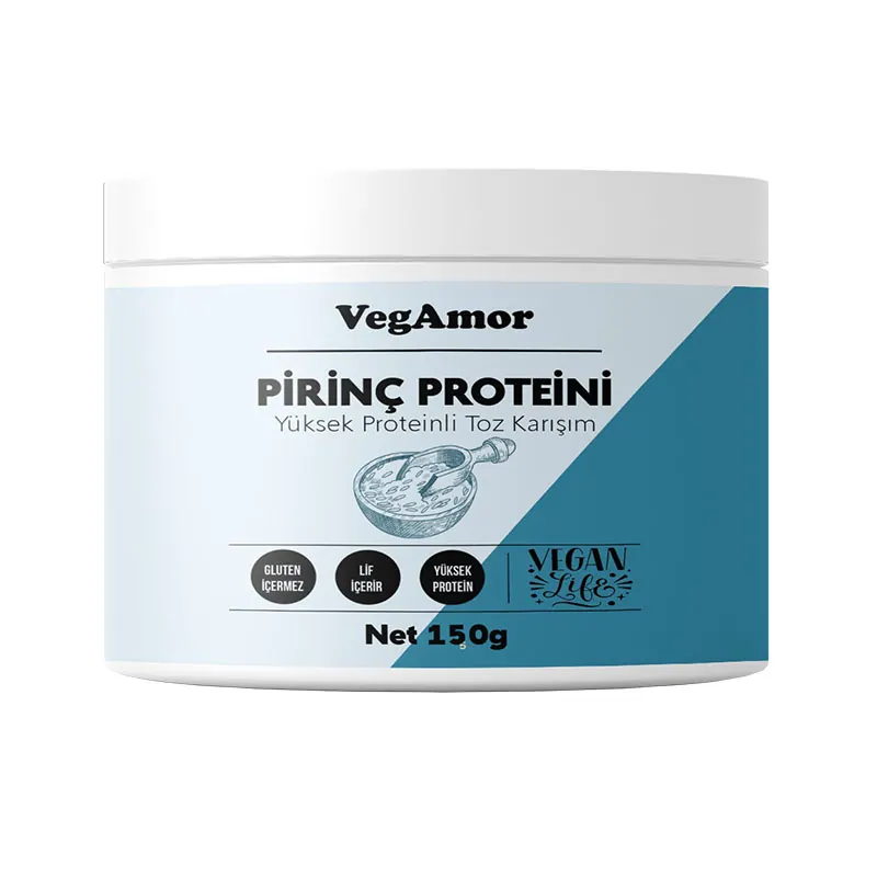 مسحوق بروتين أرز VegAmor 150 غ