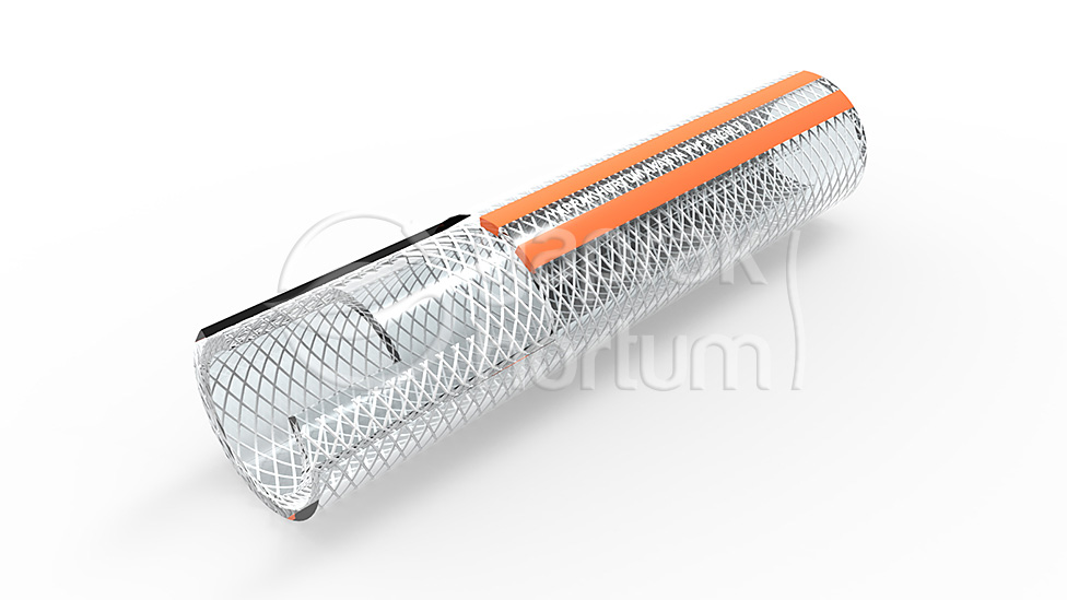 Yaprak Hortum Akasya PVC Braided Hose - Clear Braided Hoses - Lotus Plastik