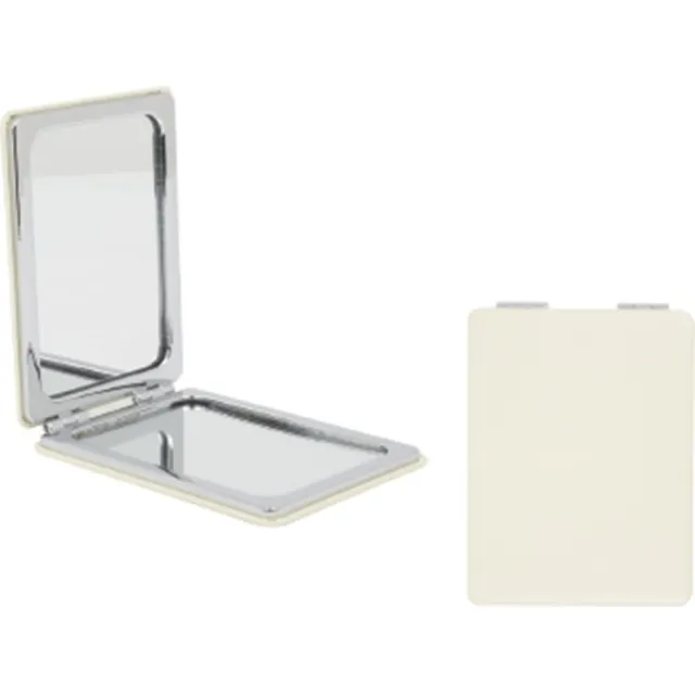 Rectangular Faux Leather Pocket Mirror – 4222