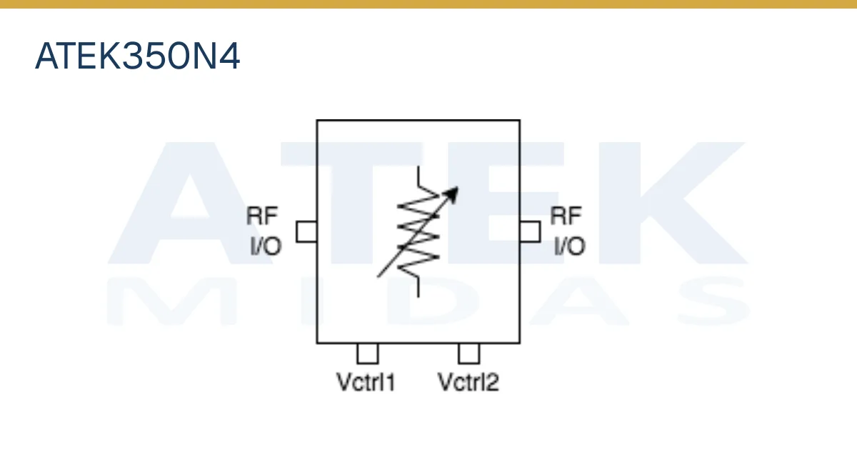 ATEK350N4 2 - 40 GHz 25 dB voltage variable attenuator