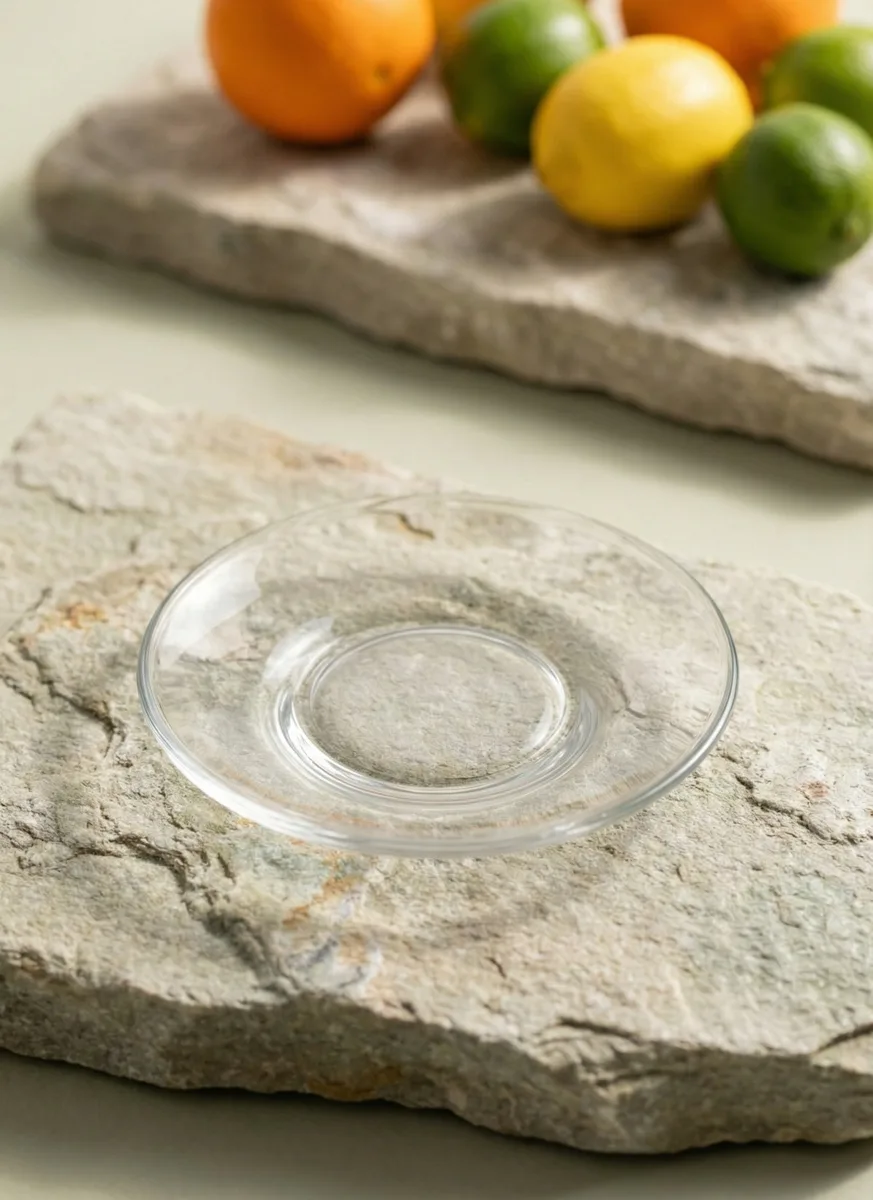 Vera glass tea saucer (6-piece)