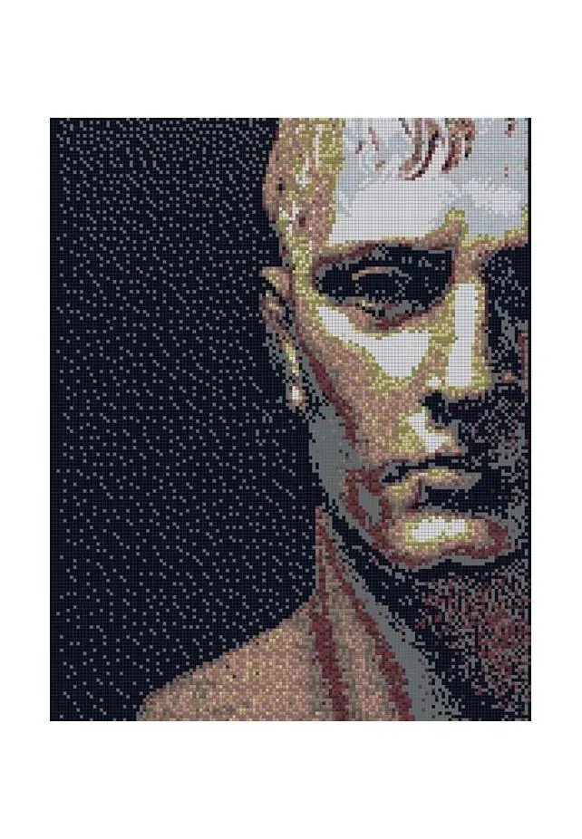 لوح موزاييك ألمنيوم — نقش ART5009