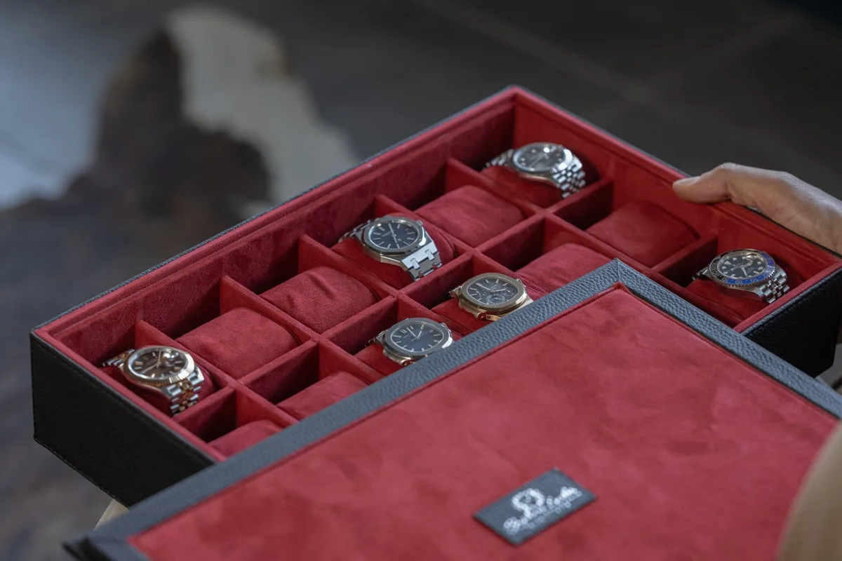 Bosphorus leather watch tray