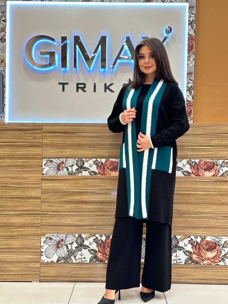 Gimay Triko three-piece knit set model 3306