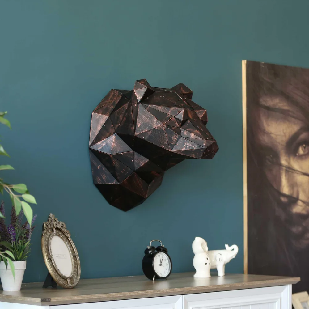 Custom Orso Metal Bear Wall Decor