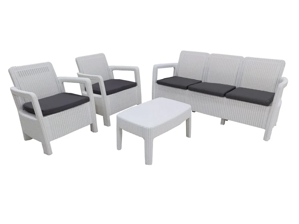 طقم جلوس حديقة TARIFA Triple White