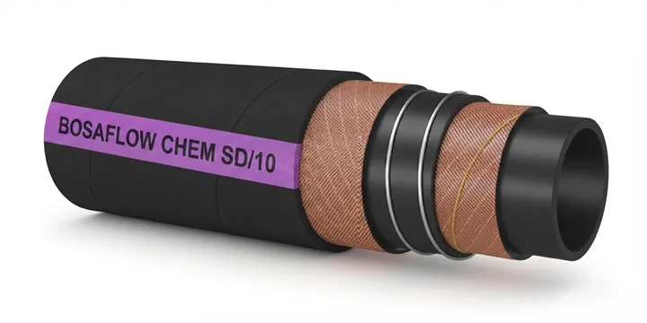 خرطوم مواد كيميائية للشفط والتفريغ BOSACHEM SD/10