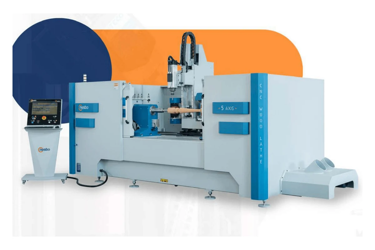 مخرطة خشب CNC Pro بخمسة محاور