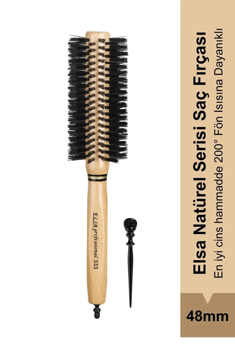 333 buckled natural 48 mm blow-dry brush