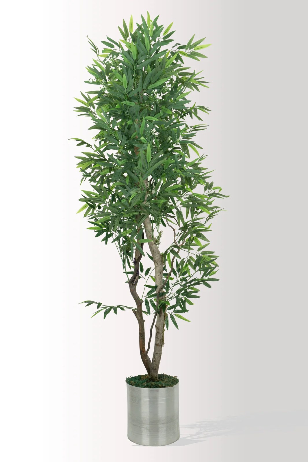 شجرة Bamboo صناعية 180 سم في حوض معدني