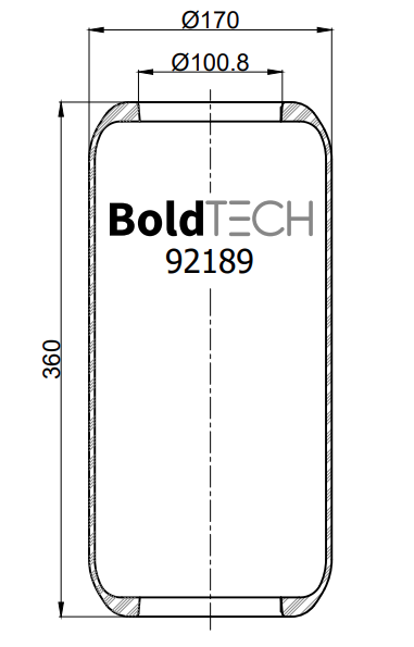 92189 R BoldTech Air Spring