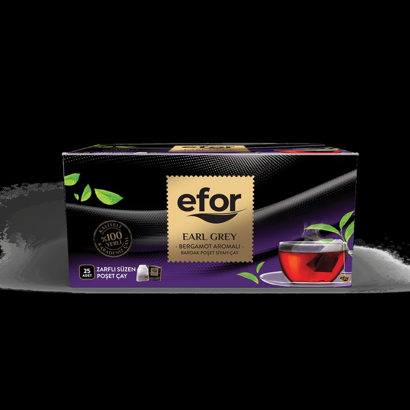 Efor Earl Grey أكياس مرشّحة (25 كيسًا)