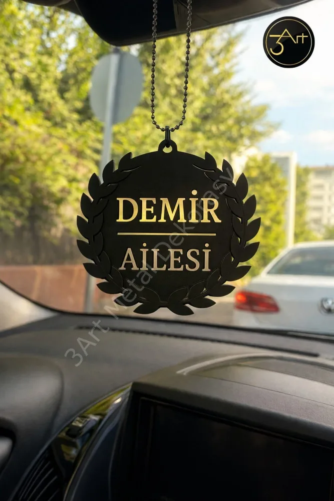 Personalised Metal Car Dikiz Aynasi Ornament