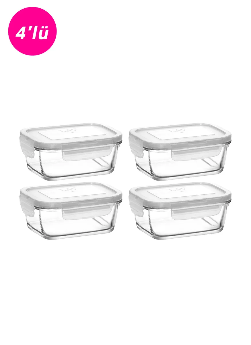 Fresco glass food storage container (4-piece)