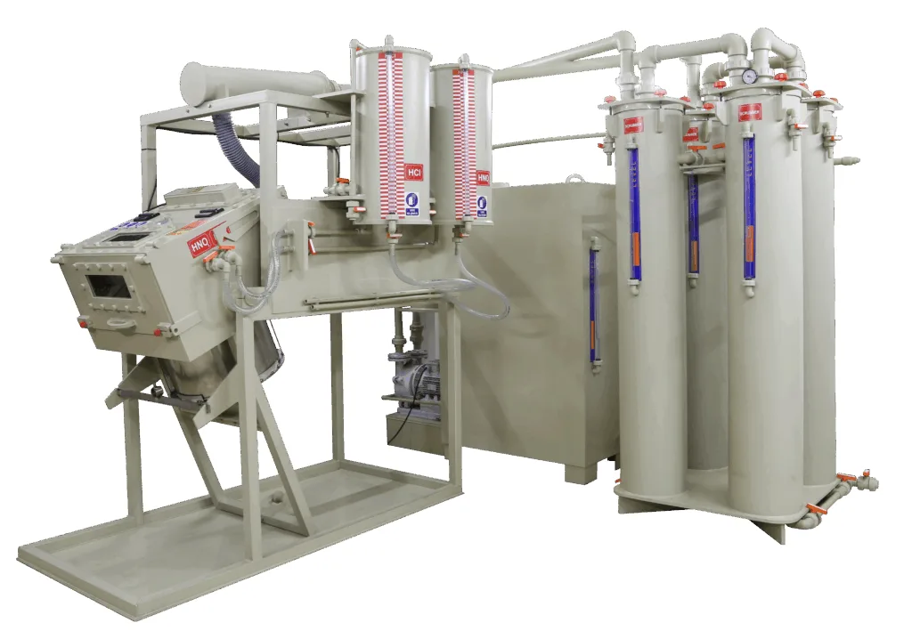Precious metal separation and refining machine