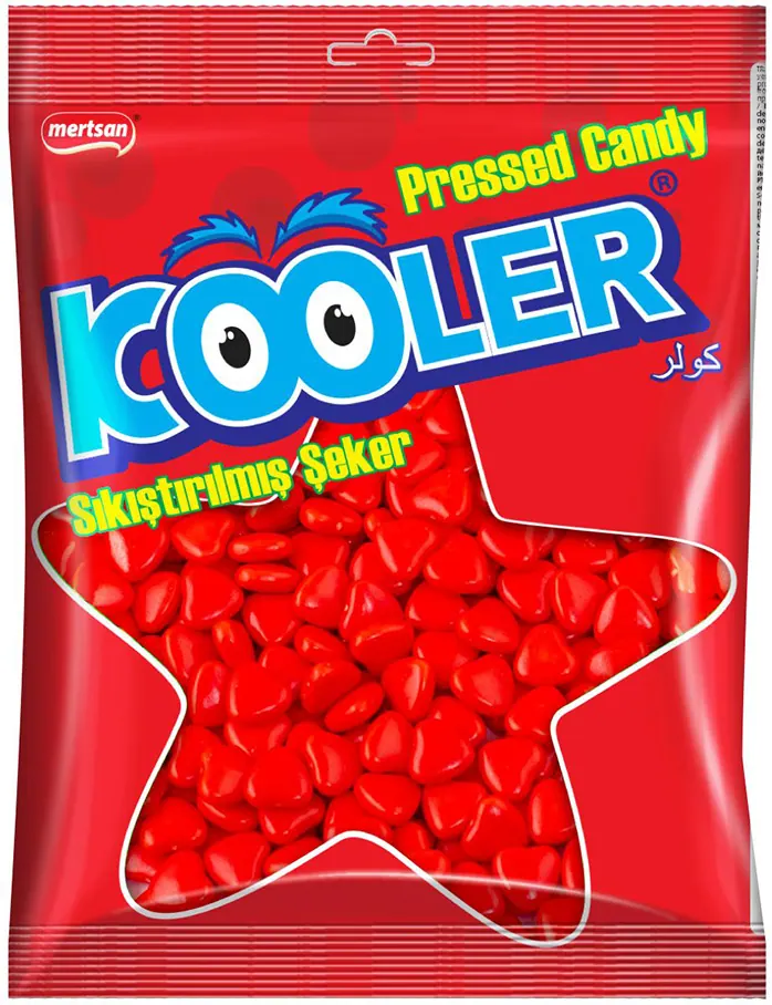 Kooler Red Heart Shaped Firm Candy Bag