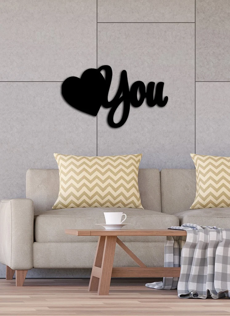 I Love You sign language metal wall art