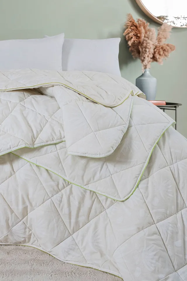 Elart Aloe Vera Quilt Single White