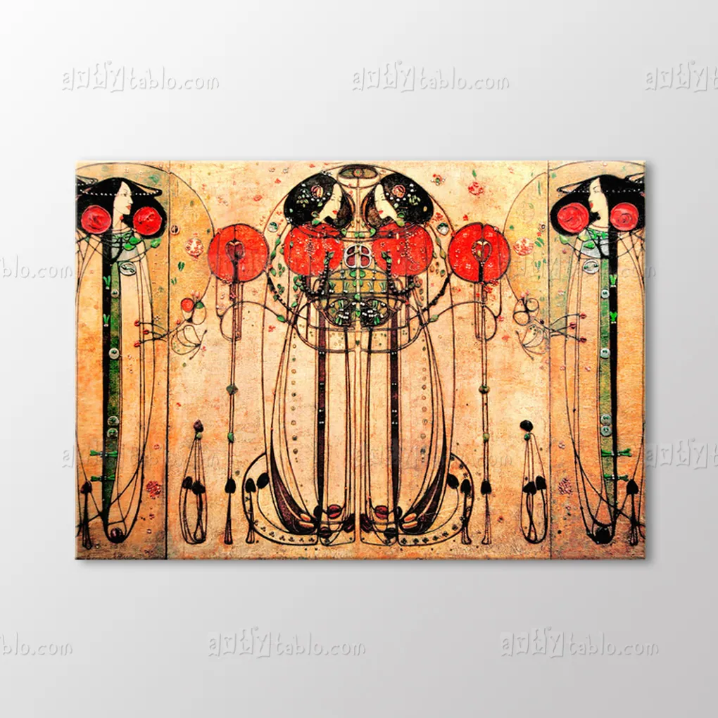 May Queen canvas wall art
