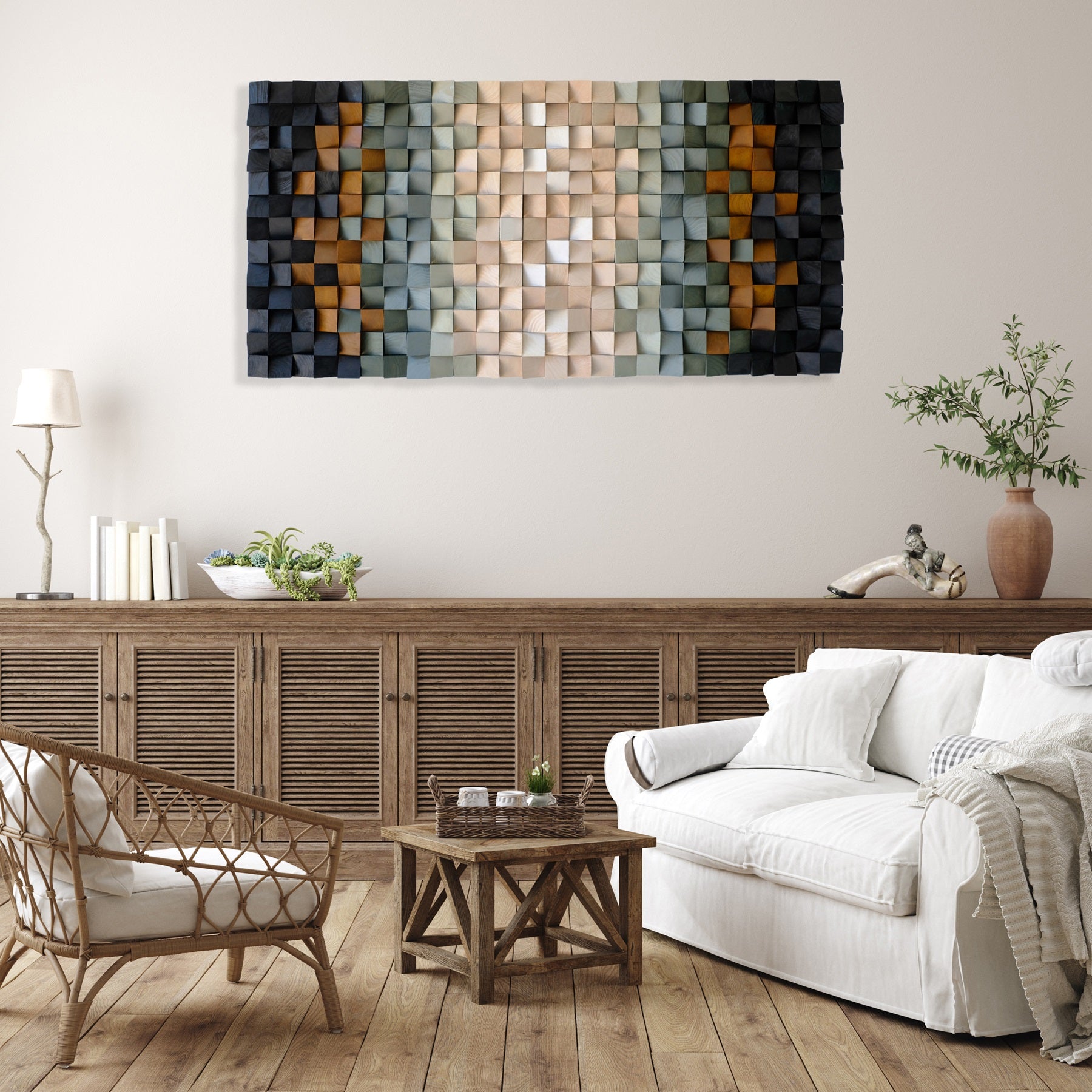 Venus Mosaic Wooden Wall Panel