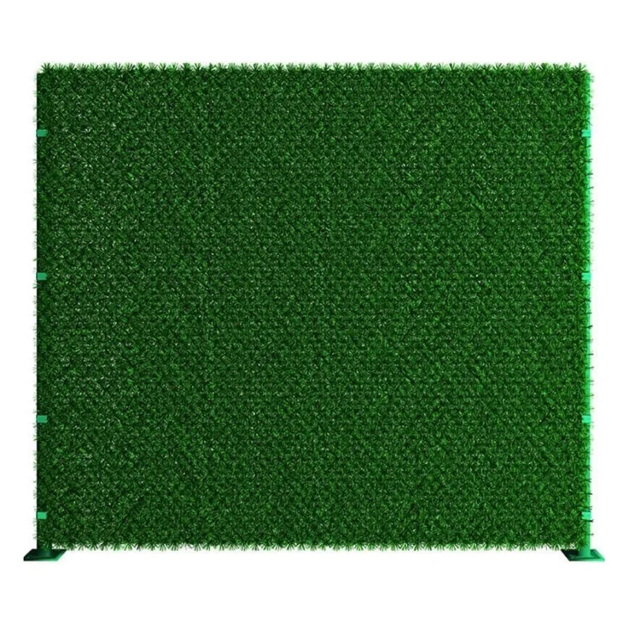 Artificial grass fence panel