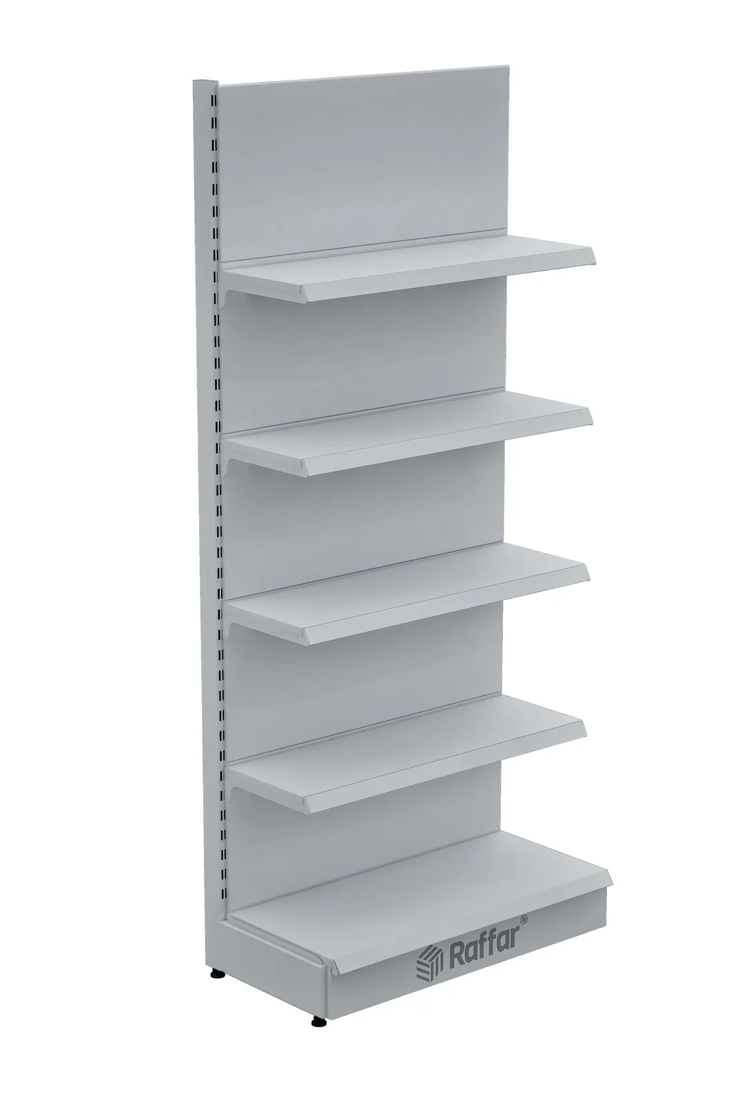 وحدة إضافية بعمود واحد بلون أبيض بقاعدة (لا تُستخدم وحدها) 90*H220 CM