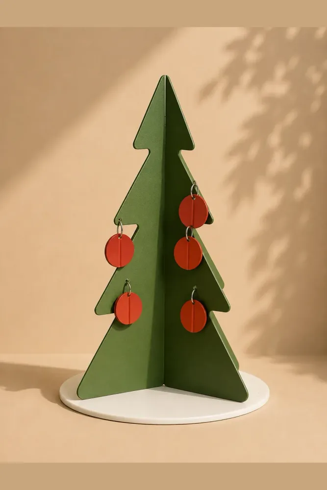 New Year Pine Tree Decor