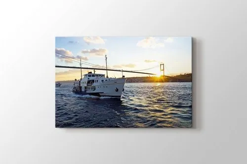 Istanbul Bogazicinde Gunbatimi canvas wall art
