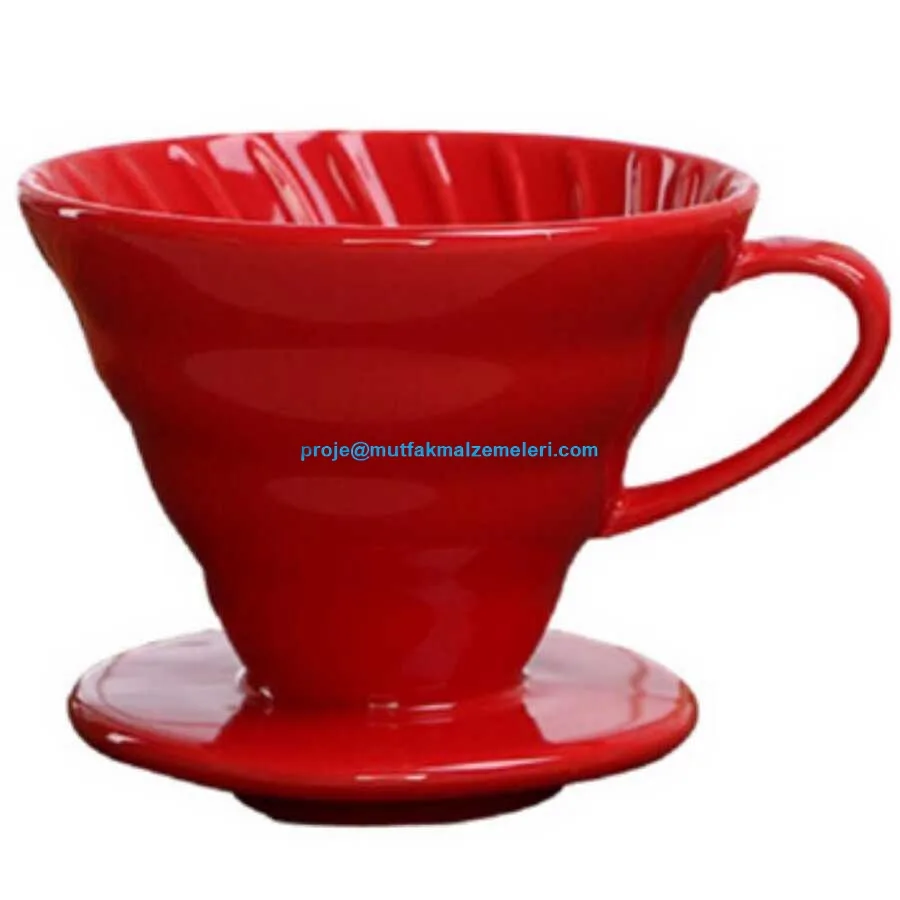 FSK-2 EPK-2348 red ceramic coffee dripper