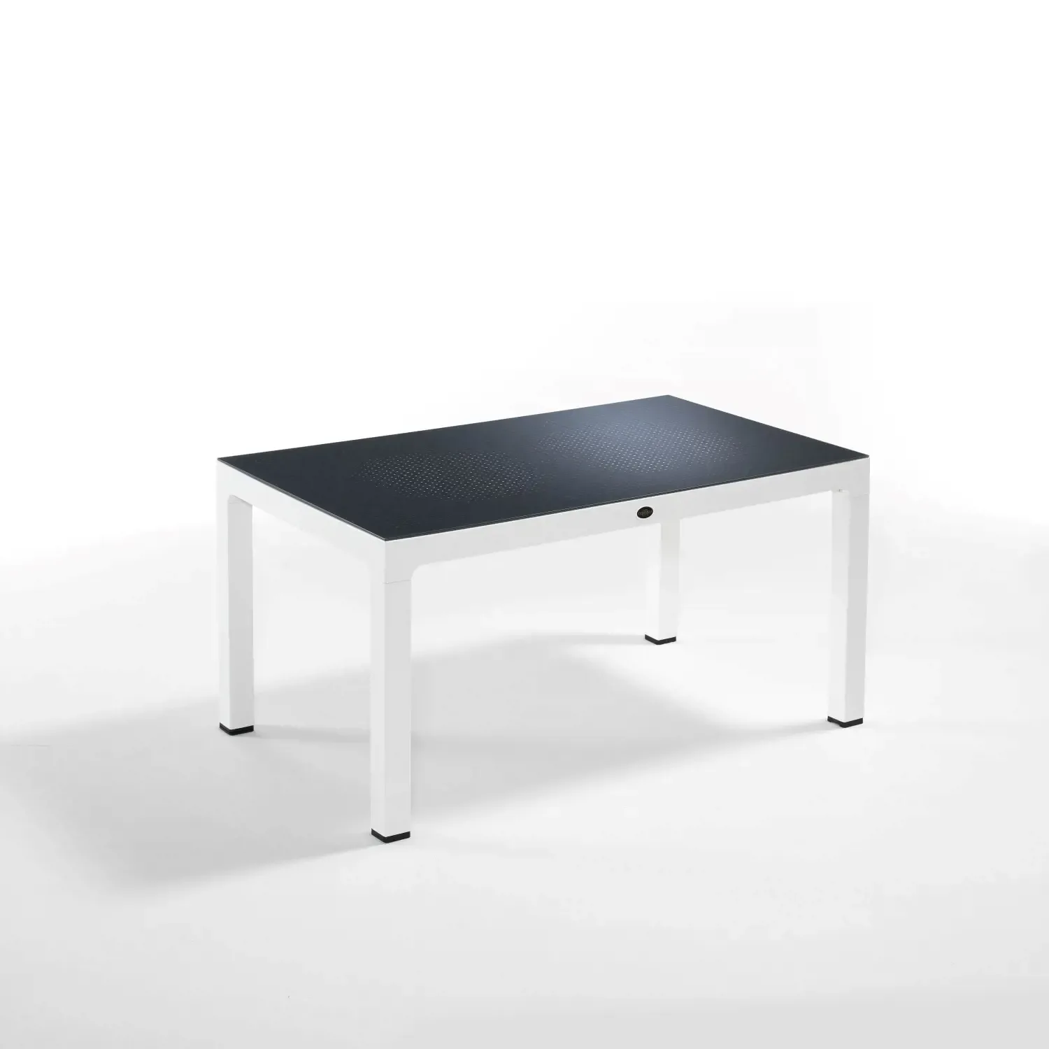 طاولة طعام Wood With Glass/Dotted 150