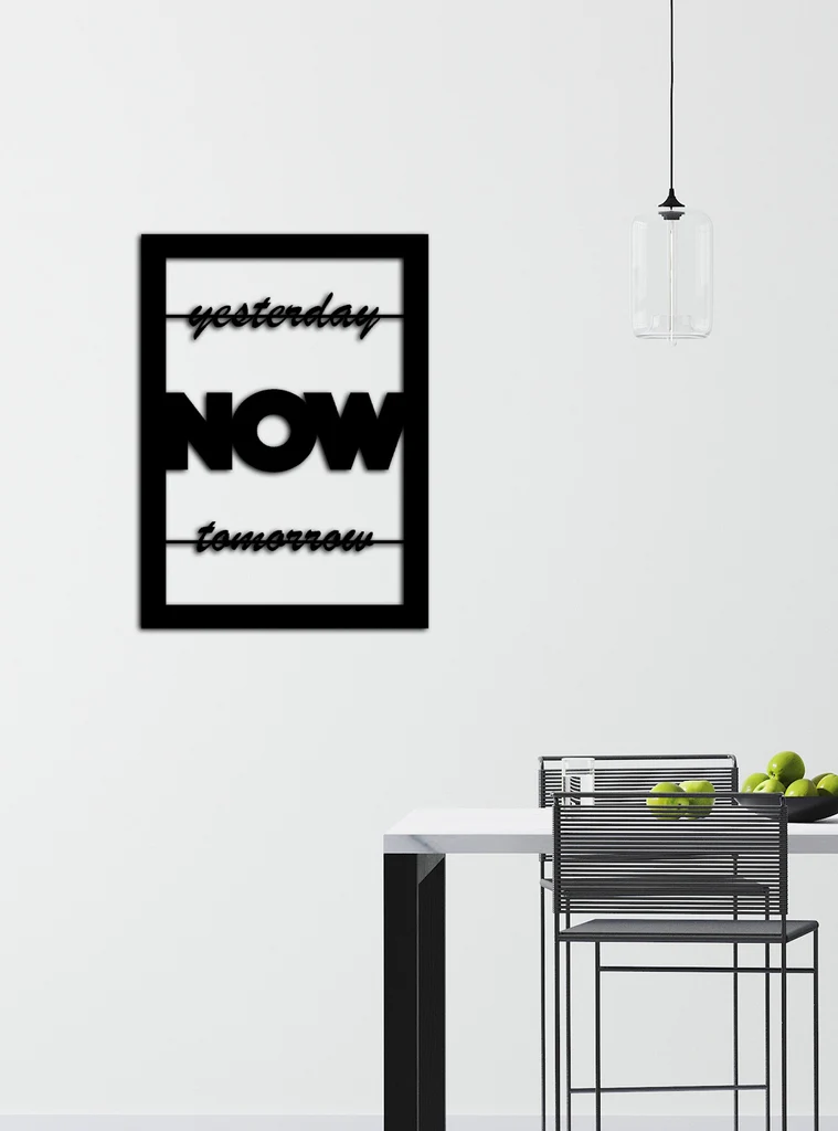 NOW metal wall art