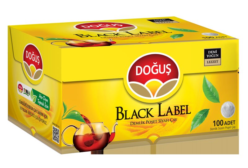شاي أكياس إبريق Dogus Black Label 100 كيس