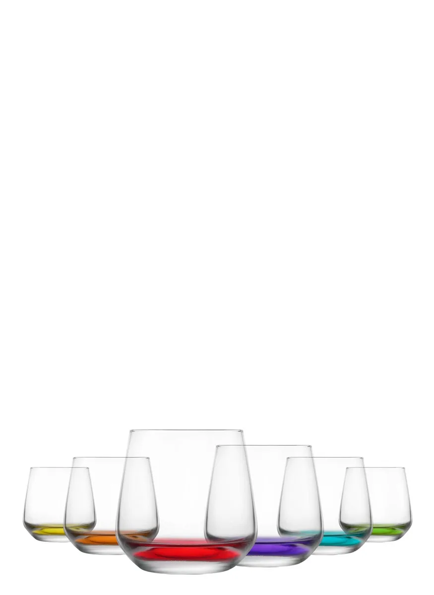 Lal glass water tumbler (6-piece)