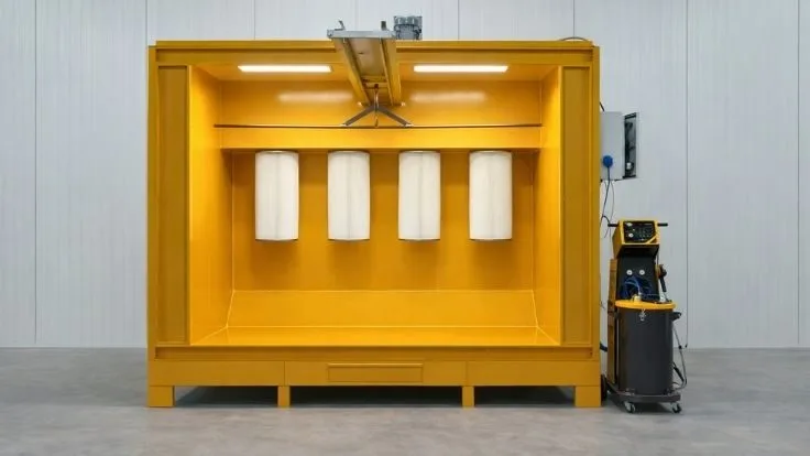Electrostatic Powder Coating Booth Elektrosprey