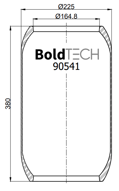 90541 R Air Spring - BoldTech Premium