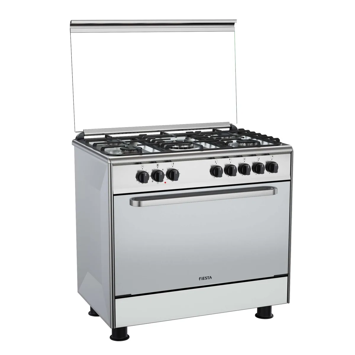 طباخ غاز قائم 90×60 بخمس شعلات طراز FO 96G5 S