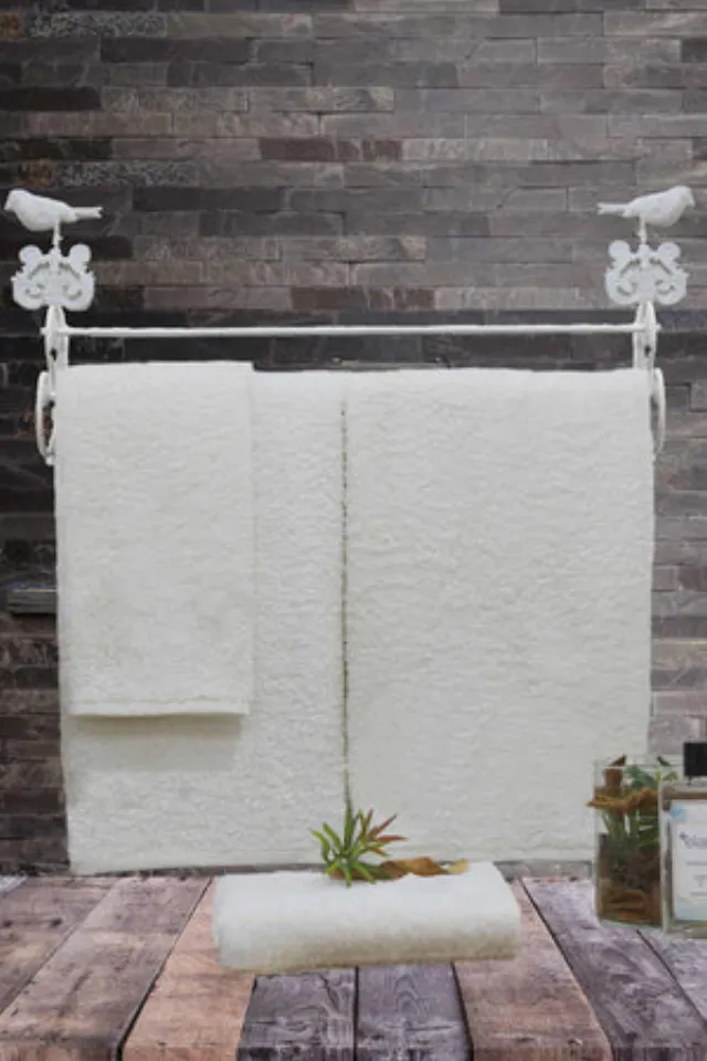 Elart Naturel Hammam Towel Set 4 Pieces Ecru