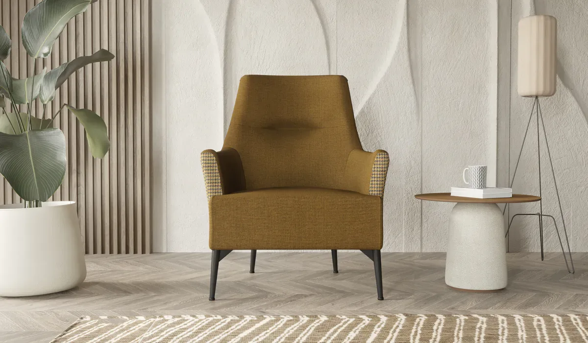 كرسي مفرد Linen
